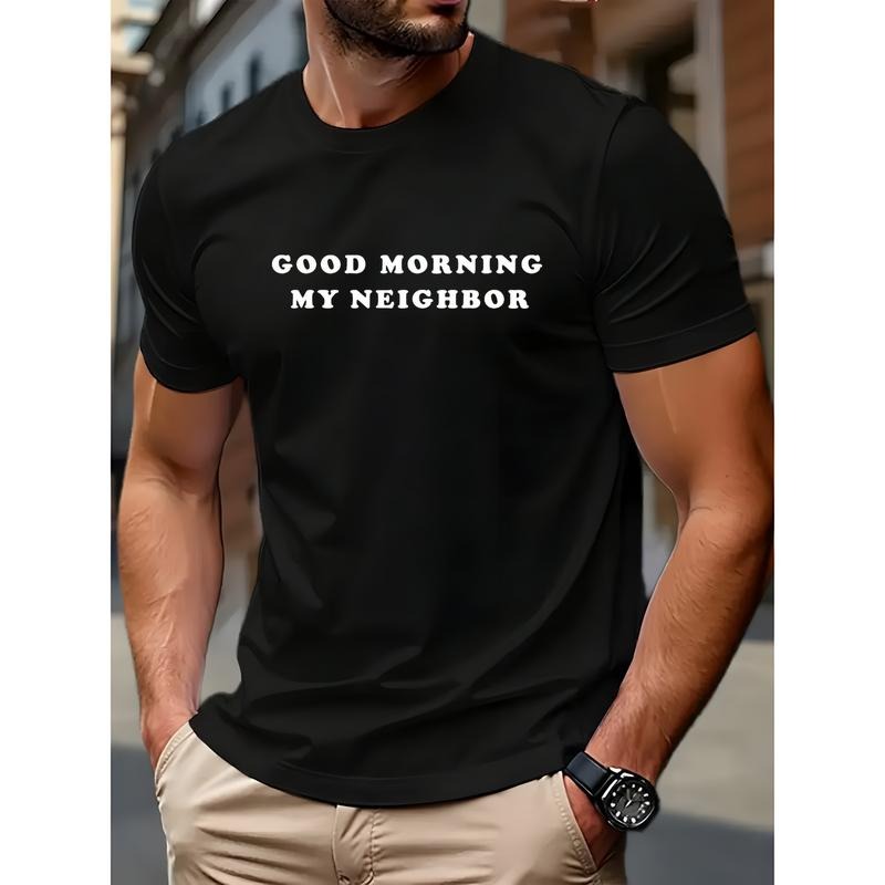 My Neighbor Good Morning Top This Season Holographic Print Cotton T-shirt Kawaii Style Popular Hoodie, Sweatshirt