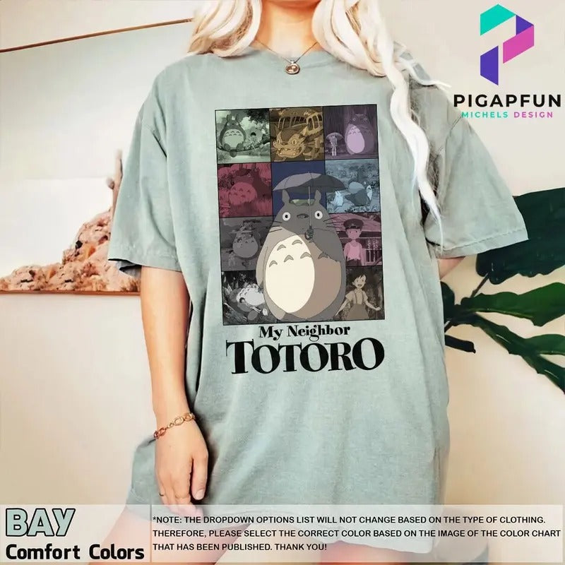 My Neighbor Totoro Shirt Ghibli Era Tour Shirt Ghibli Cartoon Shirt Hayao Miyazaki Shirt Anime Shirt Hoodie, Sweatshirt