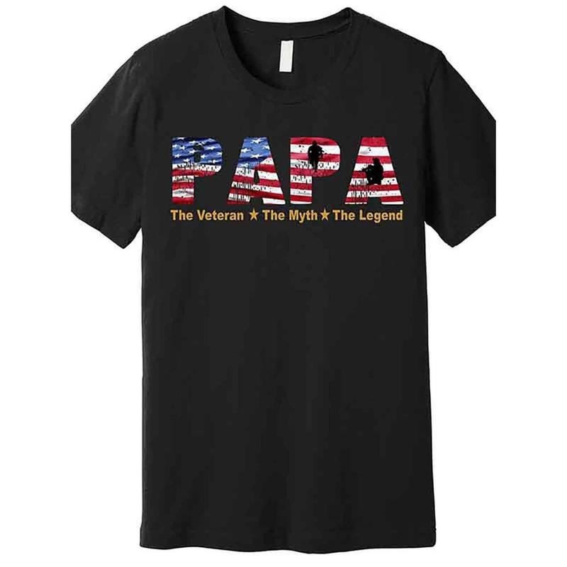 Myth & Legend Soft Cotton - Papa The Veteran Men's T-Shirt