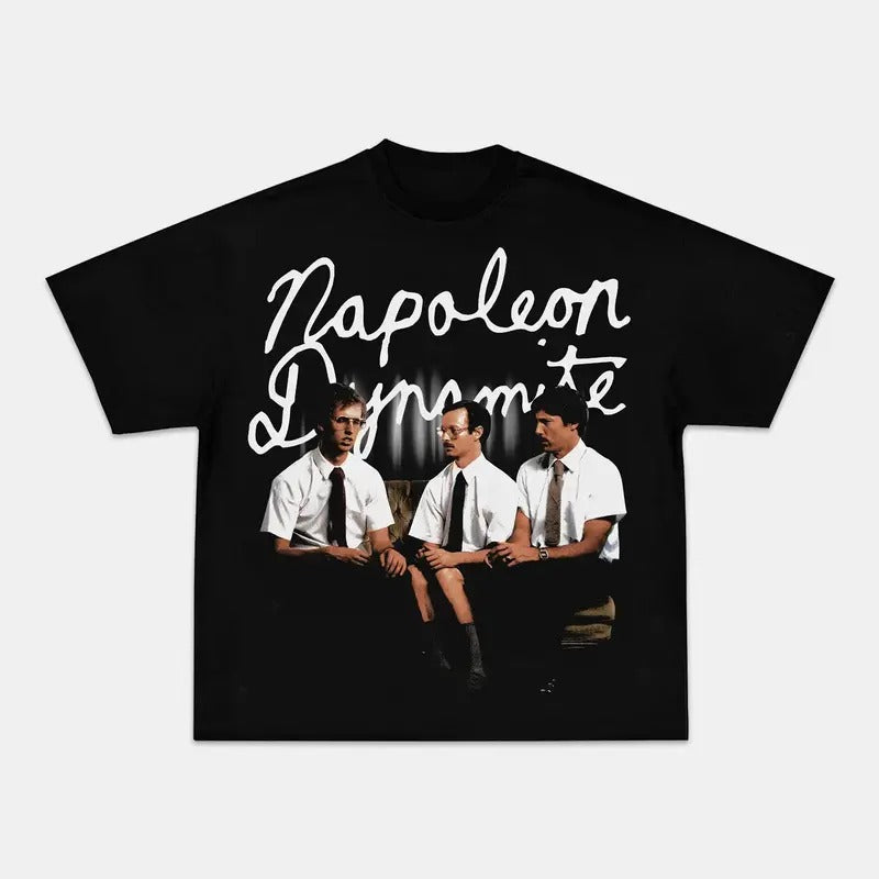 NAPOLEON DYNAMITE TEE - [DS] Graphic T-Shirt Merch Tee Women Man Fashion Streetwear Short Sleeve Clothes Menswear Top...