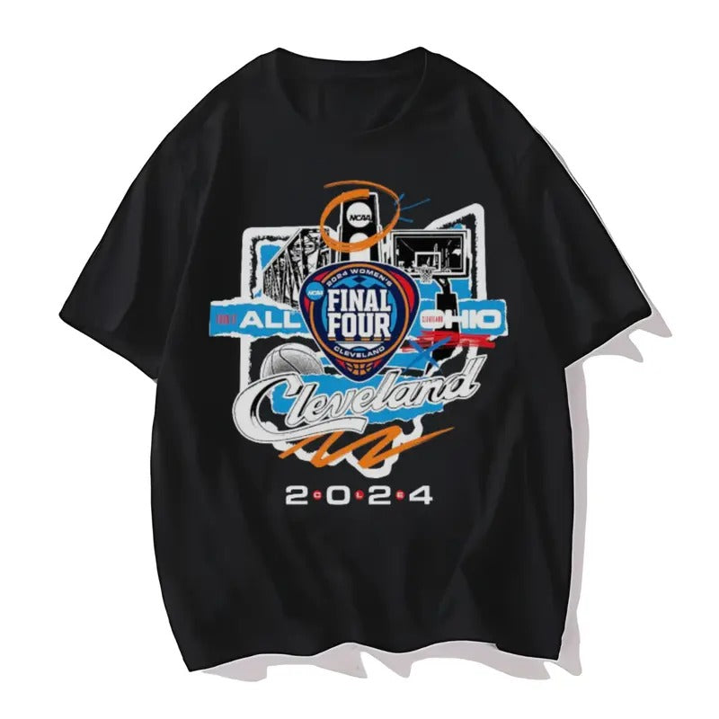 NCAA Final Four 2024 Basketball team Cleveland Ohio T-Shirt Hoodie, Sweatshirt | HypeCrazeTee.com