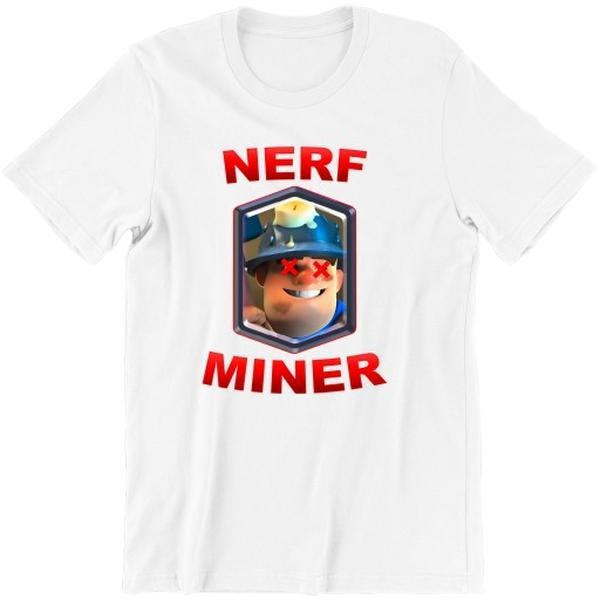 NERF MINER Clash Royale Meme Shirt Featuring Bold and Funny Gaming Humor Hoodie, Sweatshirt | HypeCrazeTee.com