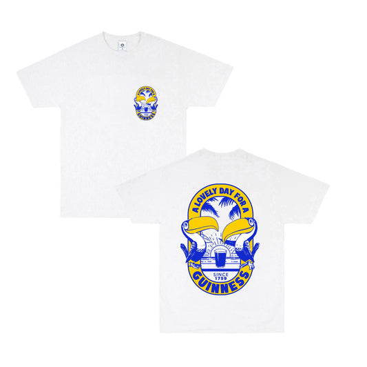 Guinness x UN:IK 'Tropical' Tee - White
