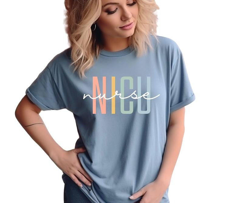 NICU Nurse pastel  Comfort colors Tee shirt Hoodie, Sweatshirt | HypeCrazeTee.com