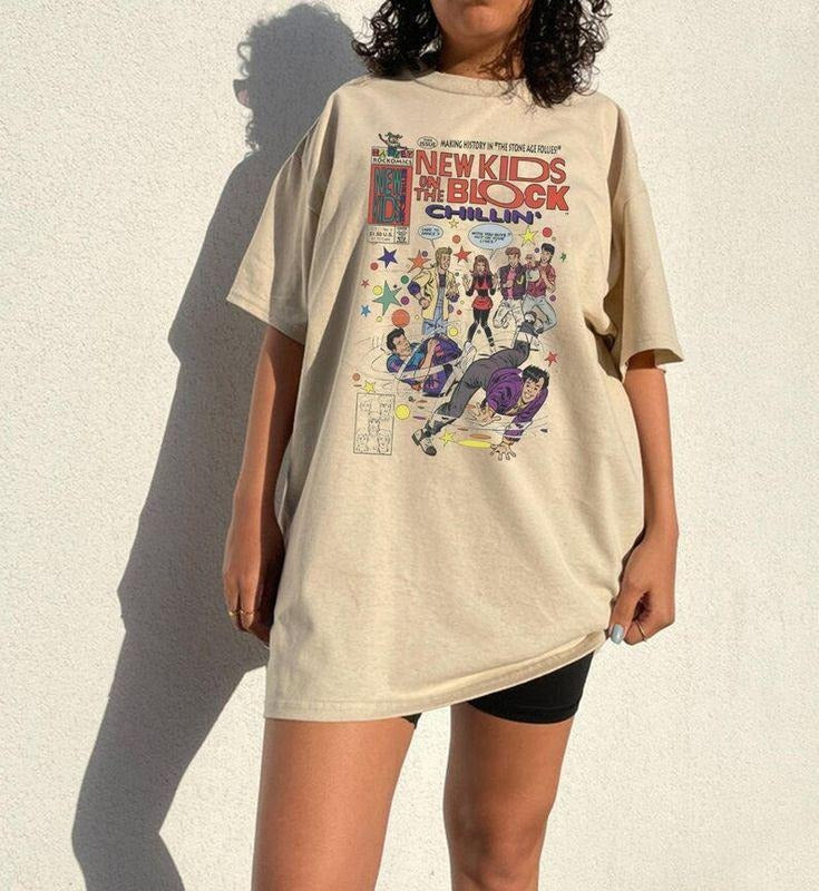 NKOTB T-Shirt, New Kids On The Block Music Fan Gift Tee Hoodie, Sweatshirt | HypeCrazeTee.com
