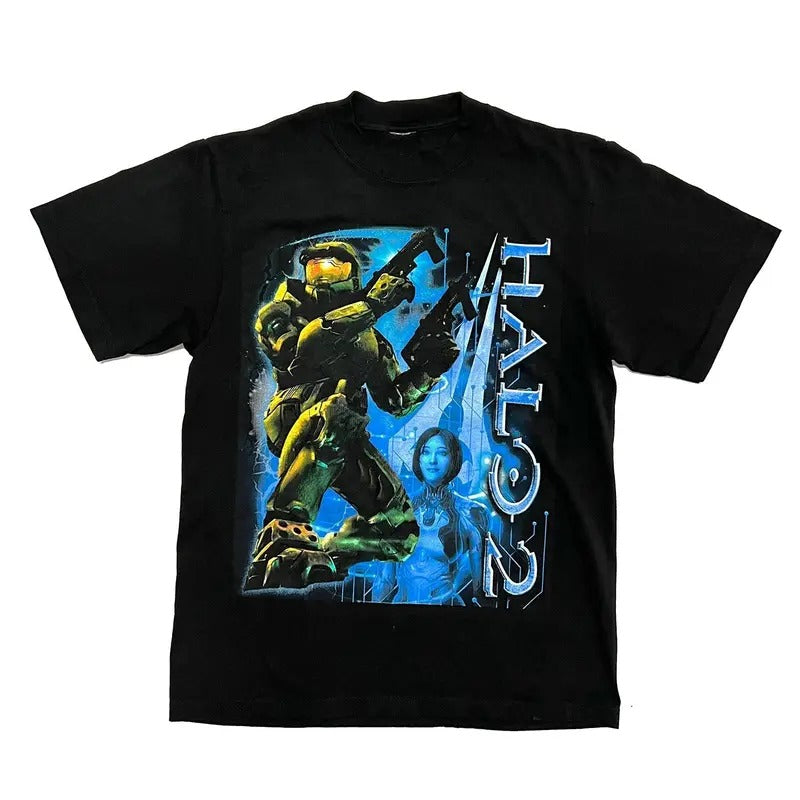 NMC Halo 2 Tee T-Shirt Cotton Menswear Cotton Menswear Top Decoration Hoodie, Sweatshirt | HypeCrazeTee.com