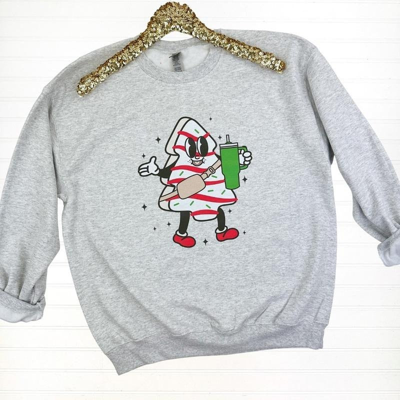 NO WORDS -- Basic Christmas Cake Gildan Sweatshirt T-Shirts, Hoodie | HypeCrazeTee.com