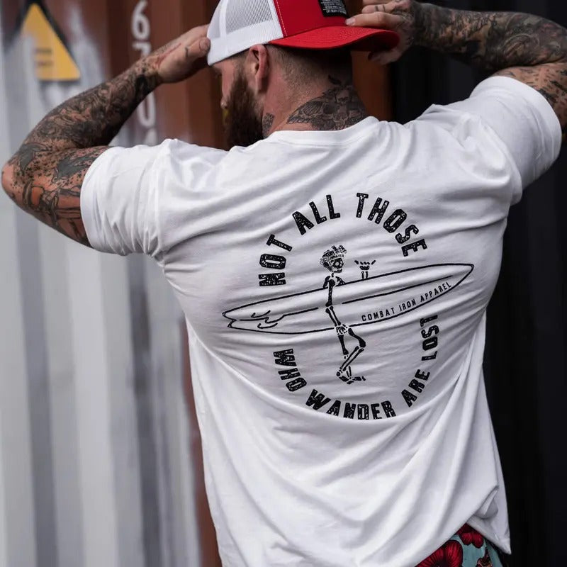 NOT ALL THOSE WHO WONDER ARE LOST MEN'S T-SHIRT Hoodie, Sweatshirt | HypeCrazeTee.com