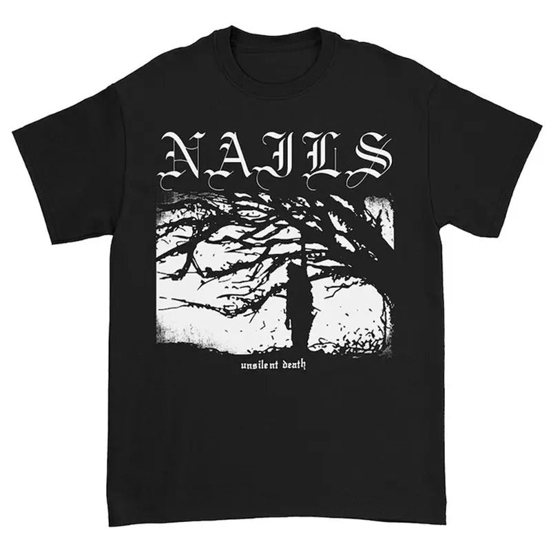 Nails Unsilent Death T-Shirt, Nails Unsilent Death T-Shirt Unisex Full Size Hoodie, Sweatshirt | HypeCrazeTee.com