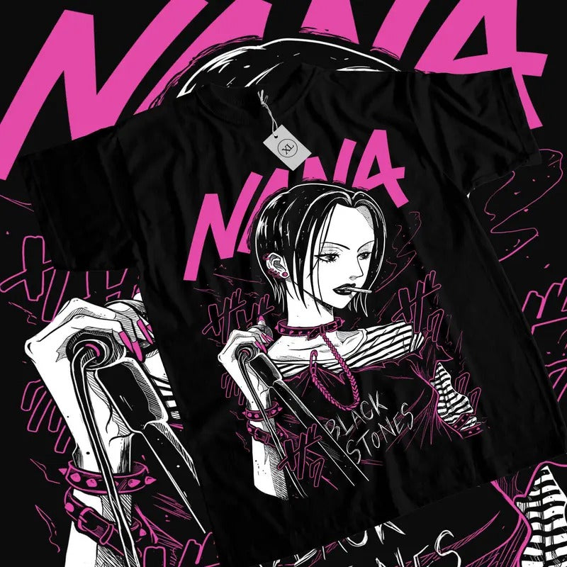Nana Osaki Unisex T-Shirt S-4XL,Black Stones Manga Anime Graphic Tee Shirt Tshirt S-4XL Hoodie, Sweatshirt | HypeCrazeTee.com