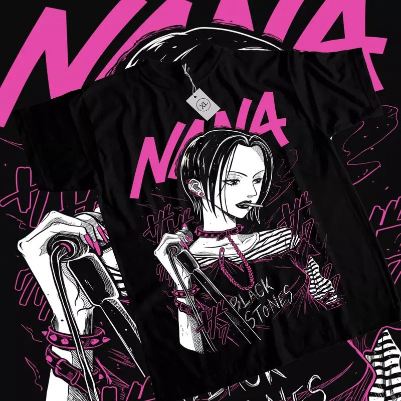 Nana Osaki Unisex T-Shirt,Black Stones Manga Anime Graphic Tee Shirt All Size Hoodie, Sweatshirt | HypeCrazeTee.com