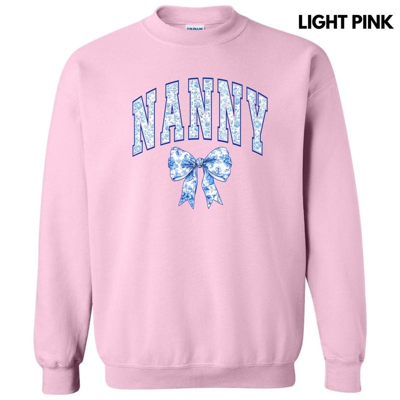 Nanny Ginger Jar Florals Sweatshirt 'NLB' T-Shirts, Hoodie | HypeCrazeTee.com
