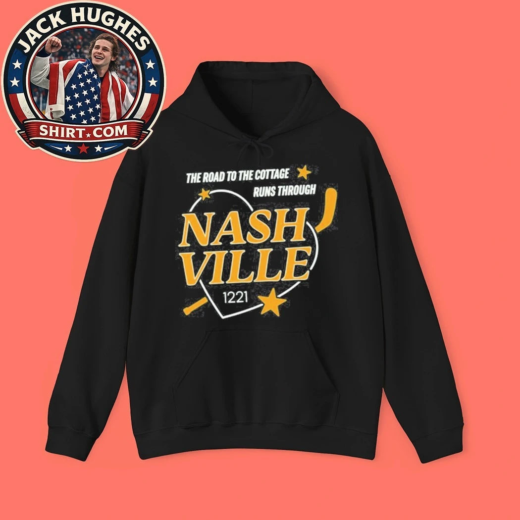 Nashville Predators The Road To The Cottage Runs Through Shirt