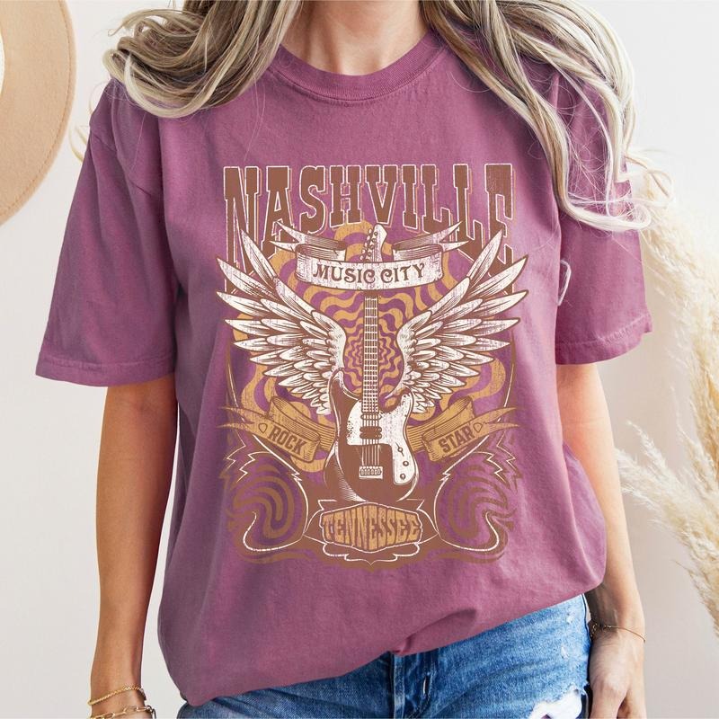 Nashville Tennessee Rock Star T-Shirt Hoodie, Sweatshirt | HypeCrazeTee.com