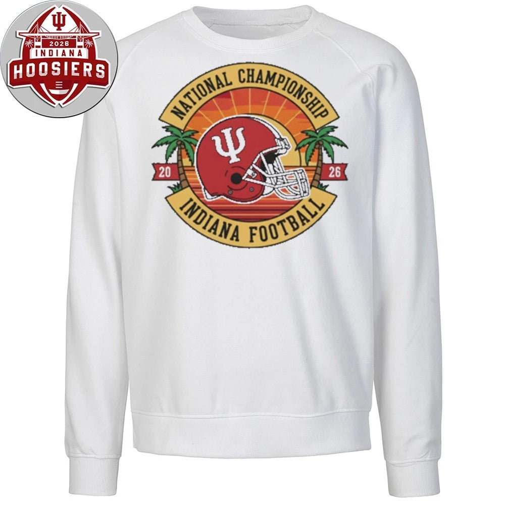 National Championship Indiana Football Helmet 2026 Tee Shirt