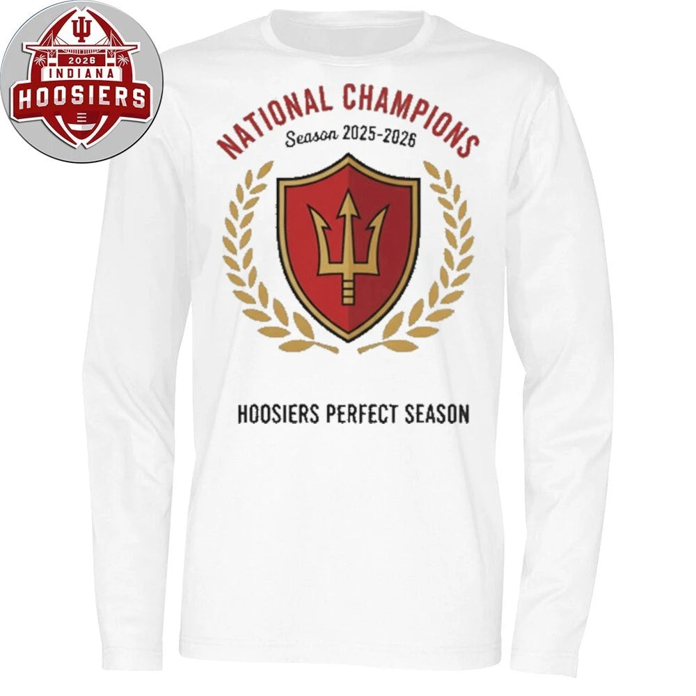 National Championship Season 2025 2026 Hoosiers Perfect Season Tee Shirt