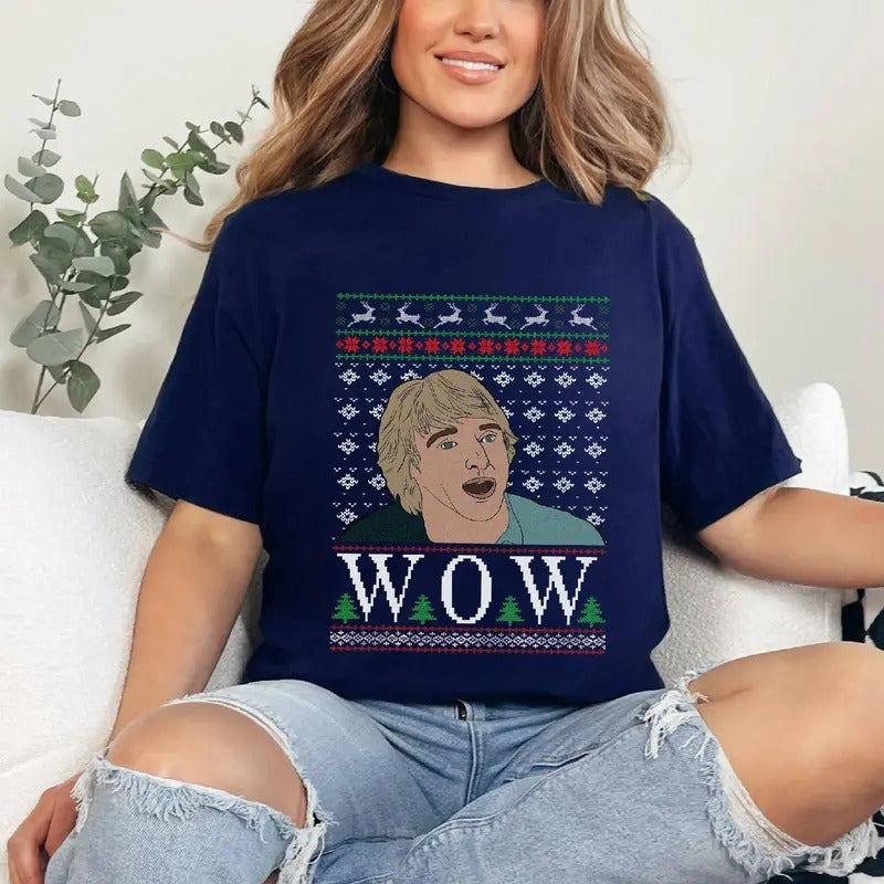 National Lampoon's Christmas Vacation Sweatshirt, Cousin Eddie T Shirt, Wow Ugly Christmas Sweater Shirt, Christmas Xmas...