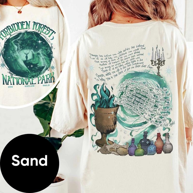National Park Wizard T-Shirt, Sweatshirt, Hoodie, Forbidden Forest Shirt, Hp Inspired Shirt Shirt Wizarding World,...