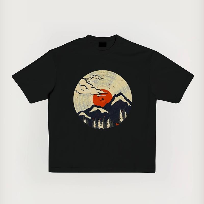 Nature Record Unisex Summer outfits men streetwear 80s 90s graphic tees cotton funny tshirt men gifts Hoodie, Sweatshirt