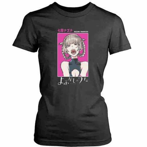 Nazuna Yofukashi No Uta Anime Call Of The Night Womens T-Shirt Tee