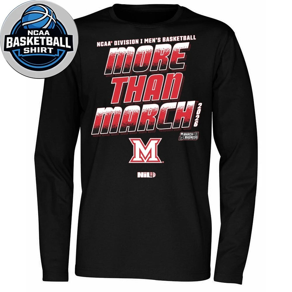 Ncaa Division I Men’s Basketball More Than March 2026 Logo T-Shirt