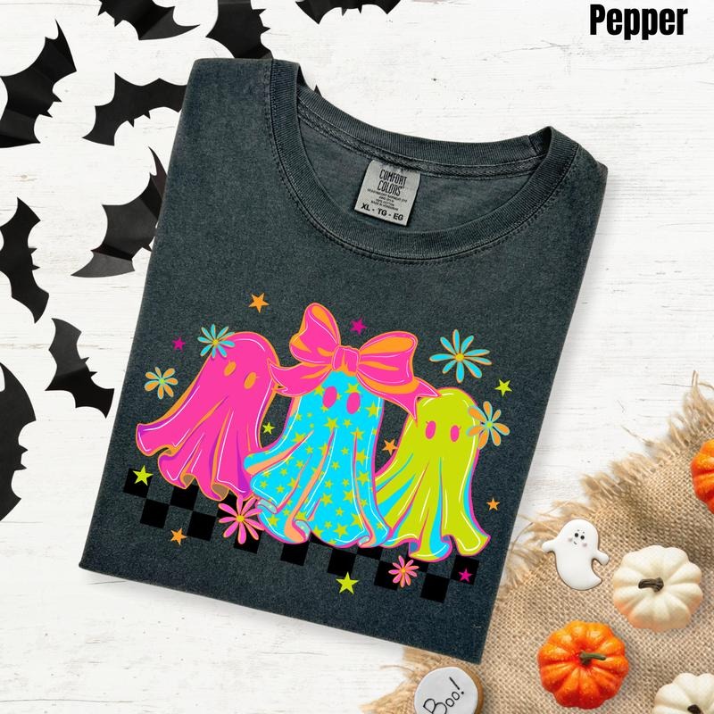 Neon Ghost Trio Comfort Colors T-Shirt 'NLB' Hoodie, Sweatshirt | HypeCrazeTee.com