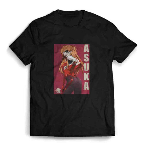 Neon Genesis Evangelion Asuka Langley Soryu Anime Mens T-Shirt Tee