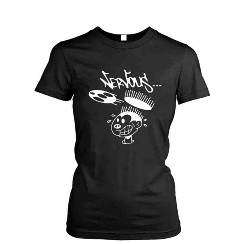 Nervous Records Vintage Women's T-Shirt Tee