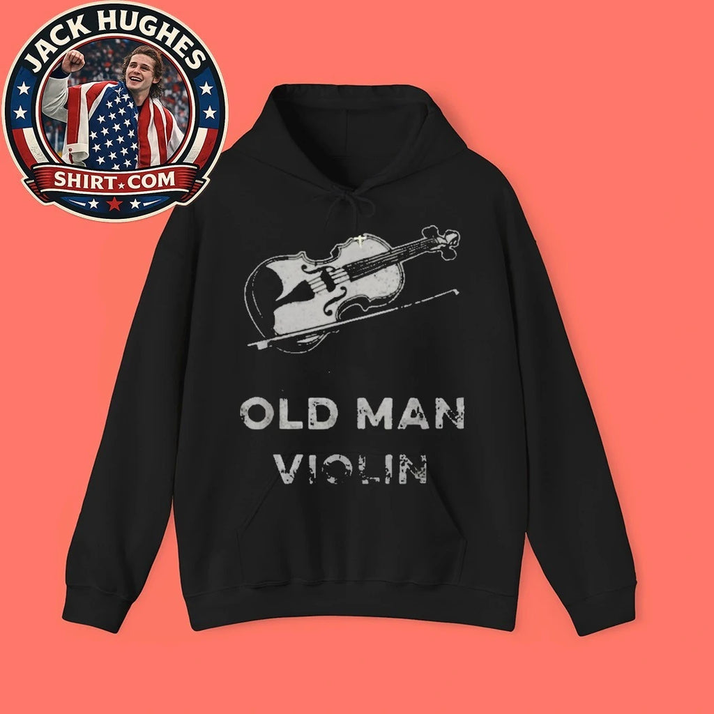 Never Underestimate An Old Man With A Violin Classical Musician Father Day Gift Shirt