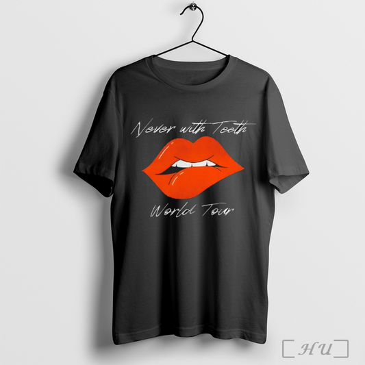 Never With Teeth World Tour Zack Peter T Shirt Sweatshirt