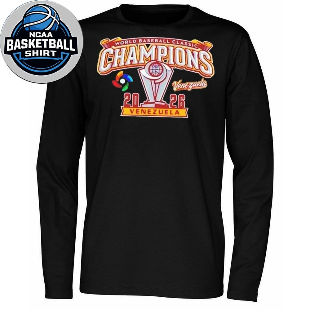 New 2026 Team Venezuela world baseball classic champions cup shirt