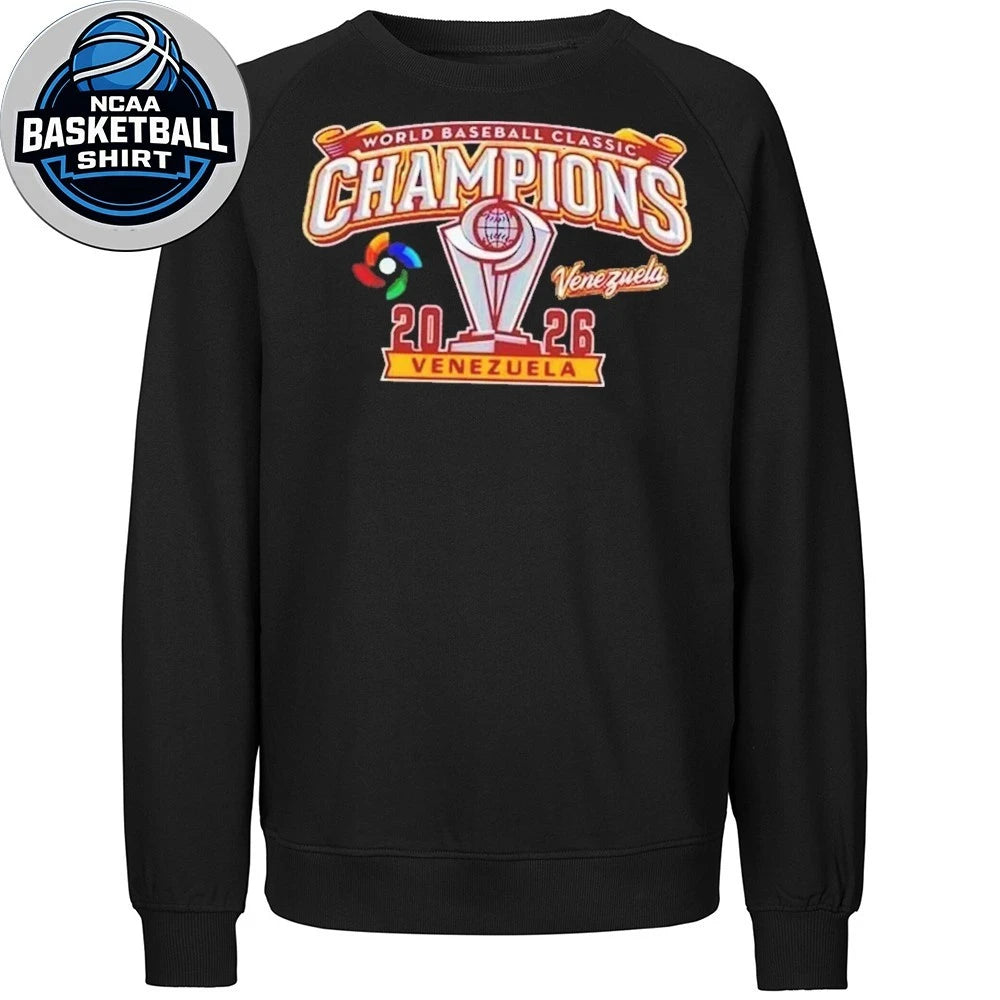 New 2026 Team Venezuela world baseball classic champions cup shirt