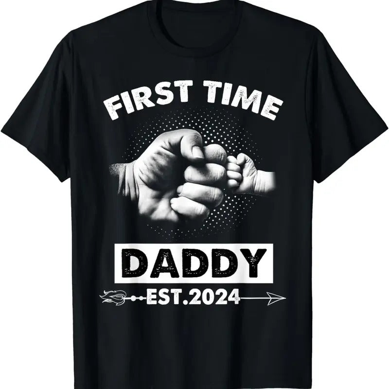 New Dad Est 2024 Fathers Day Men Women T-Shirt Hoodie, Sweatshirt | HypeCrazeTee.com