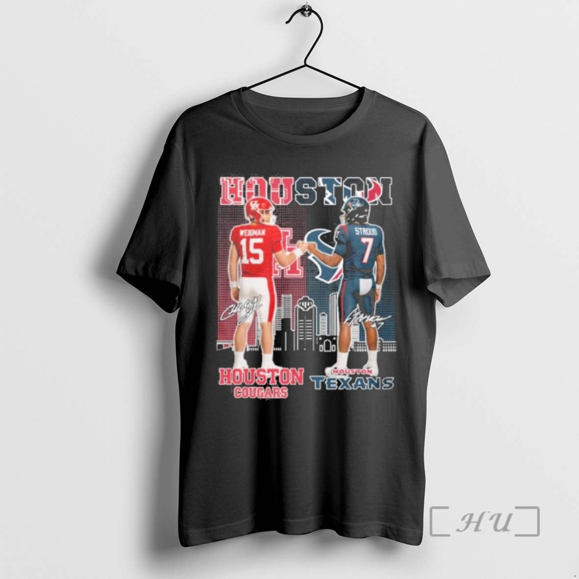 New Houston Cougars Conner Weigman And Houston Texans Cj Stroud T-Shirts, Hoodie, Sweatshirt | HypeCrazeTee.com
