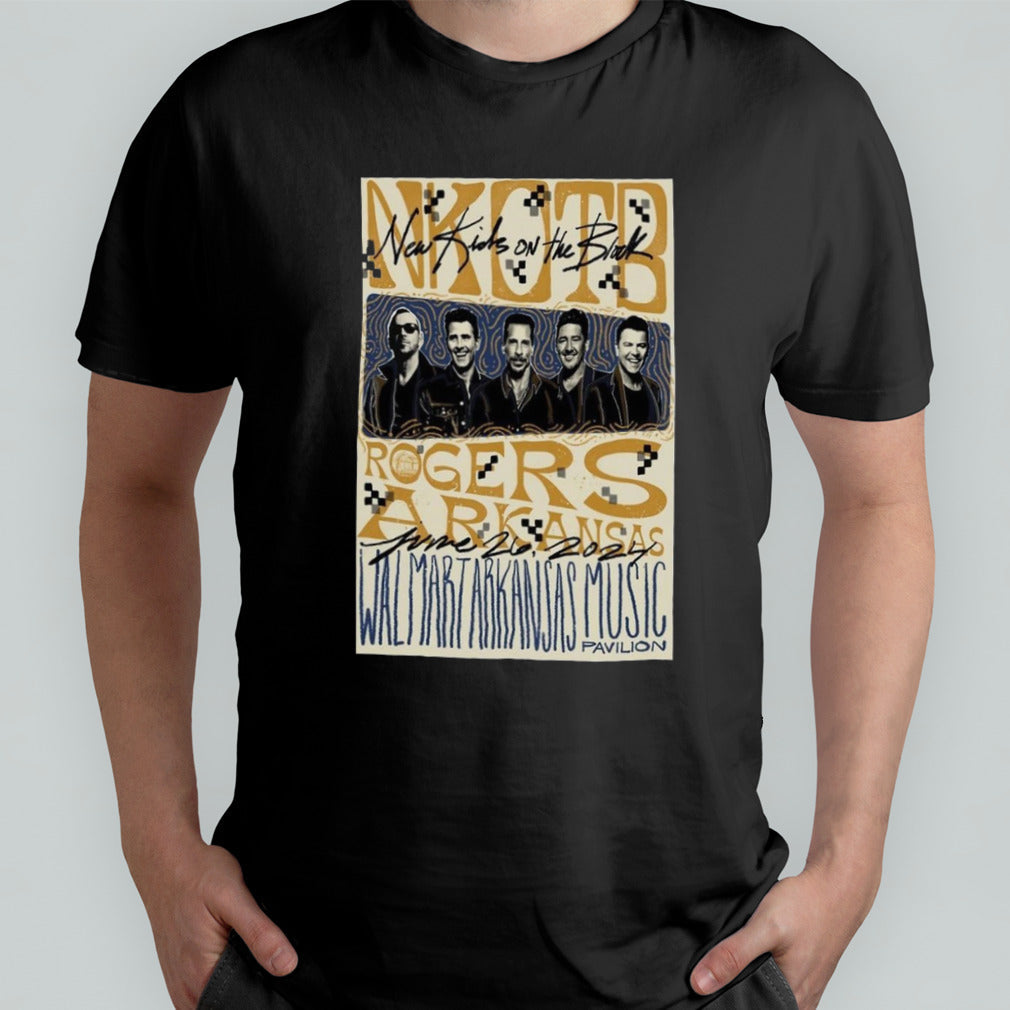 New Kids On The Block Walmart AMP Rogers AR June 26 2024 Tour Poster Shirt