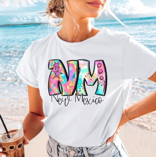New Mexico Neon Splash DTF Transfers - THIS IS NOT A SHIRT Hoodie, Sweatshirt | HypeCrazeTee.com