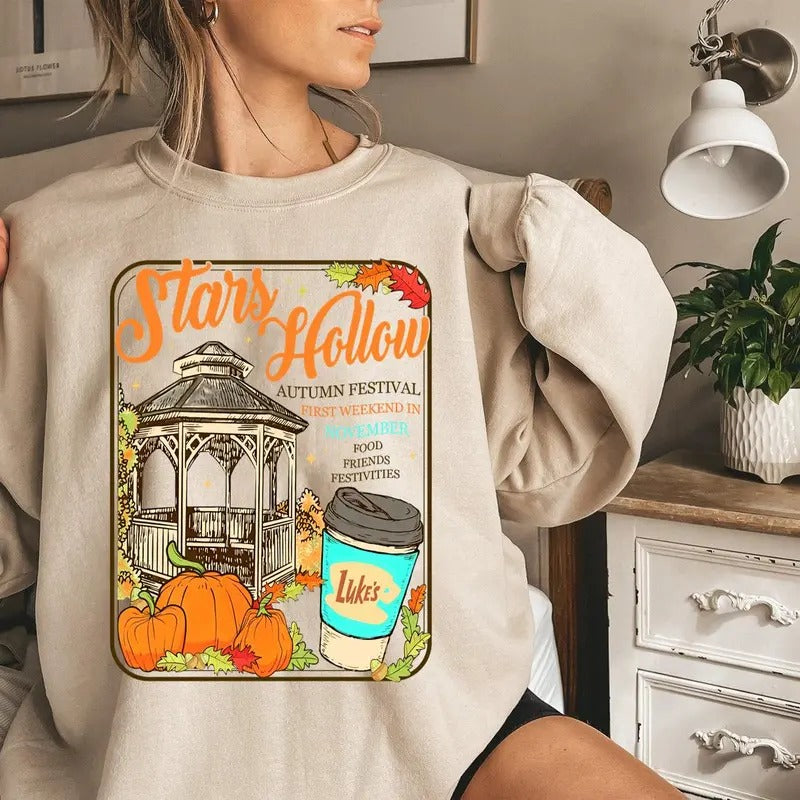 New Trending Stars Hollow Connecticut 1779 Retro Gilmore Girl TV Show Fans Cotton Fitted T-Shirts, Hoodie, Sweatshirt