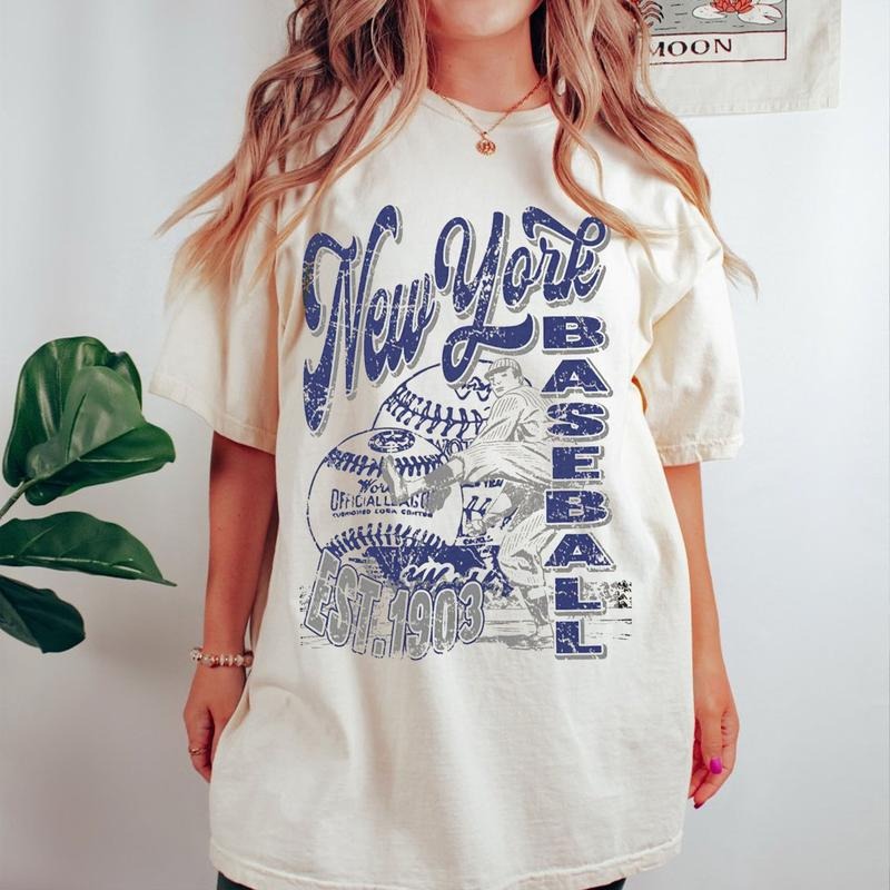 New York Baseball 90's T Shirt, Vintage Baseball Fan Shirt, Yan.Kees Shirt, Game Day Apparel, Baseball Season, New York...