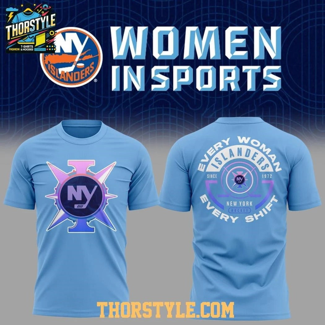 New York Islanders Celebrating Women In Sports 2026 Shirt