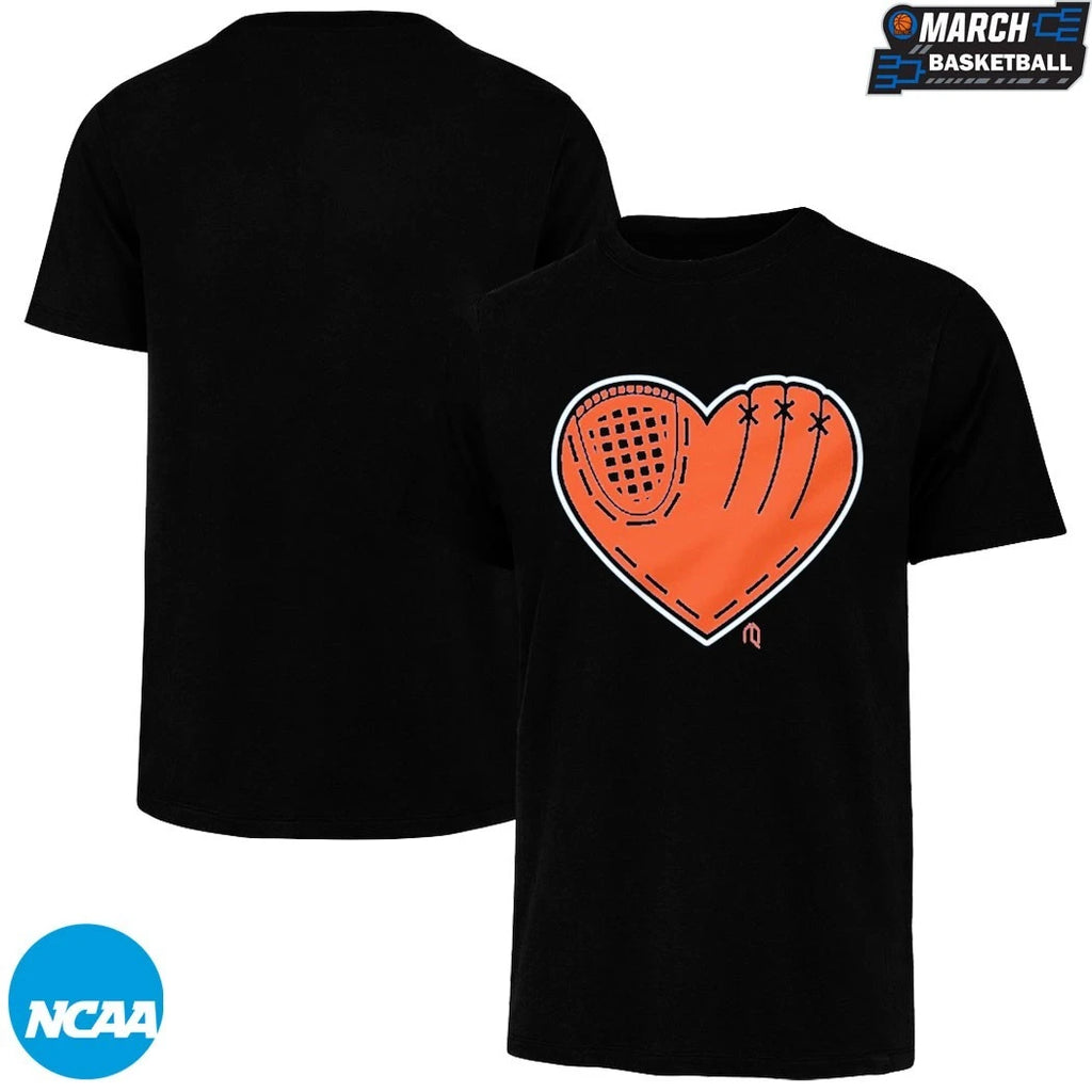 New York Mets Glove Heart T-shirts