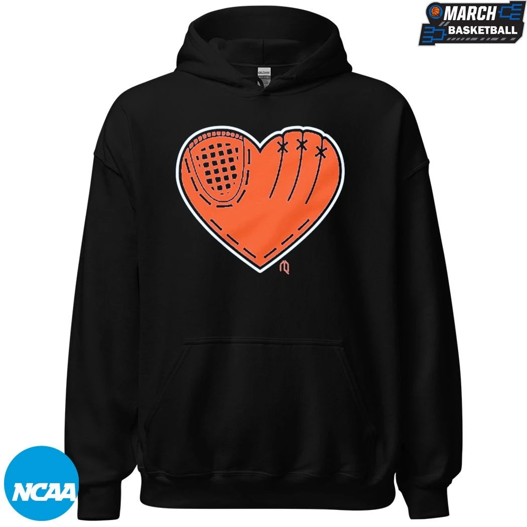 New York Mets Glove Heart T-shirts