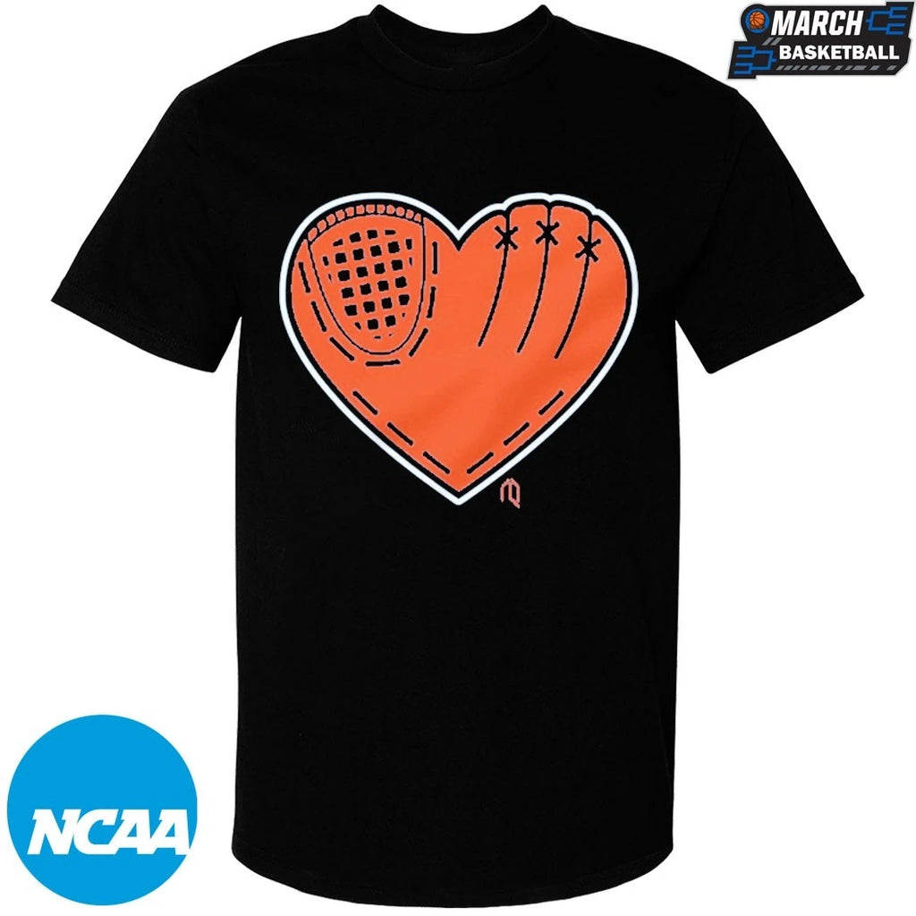New York Mets Glove Heart T-shirts