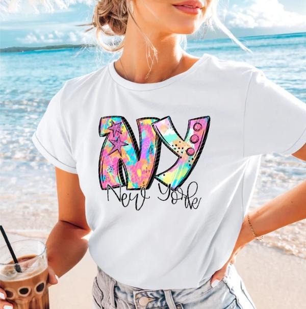 New York Neon Splash DTF Transfers - THIS IS NOT A SHIRT Hoodie, Sweatshirt | HypeCrazeTee.com