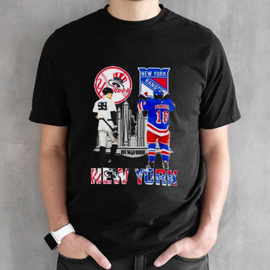 New York Sports Teams Aaron Judge And Artemi Panarin Signature Shirt