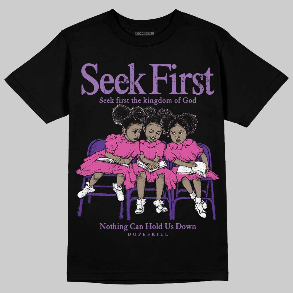 PURPLE Collection DopeSkill T-Shirt New Seek First Graphic