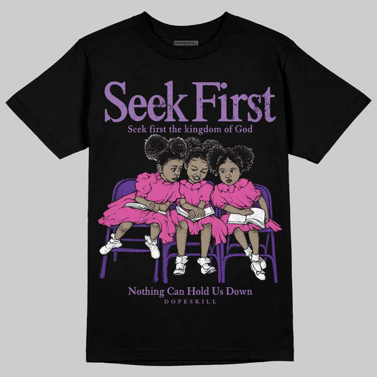 PURPLE Collection DopeSkill T-Shirt New Seek First Graphic