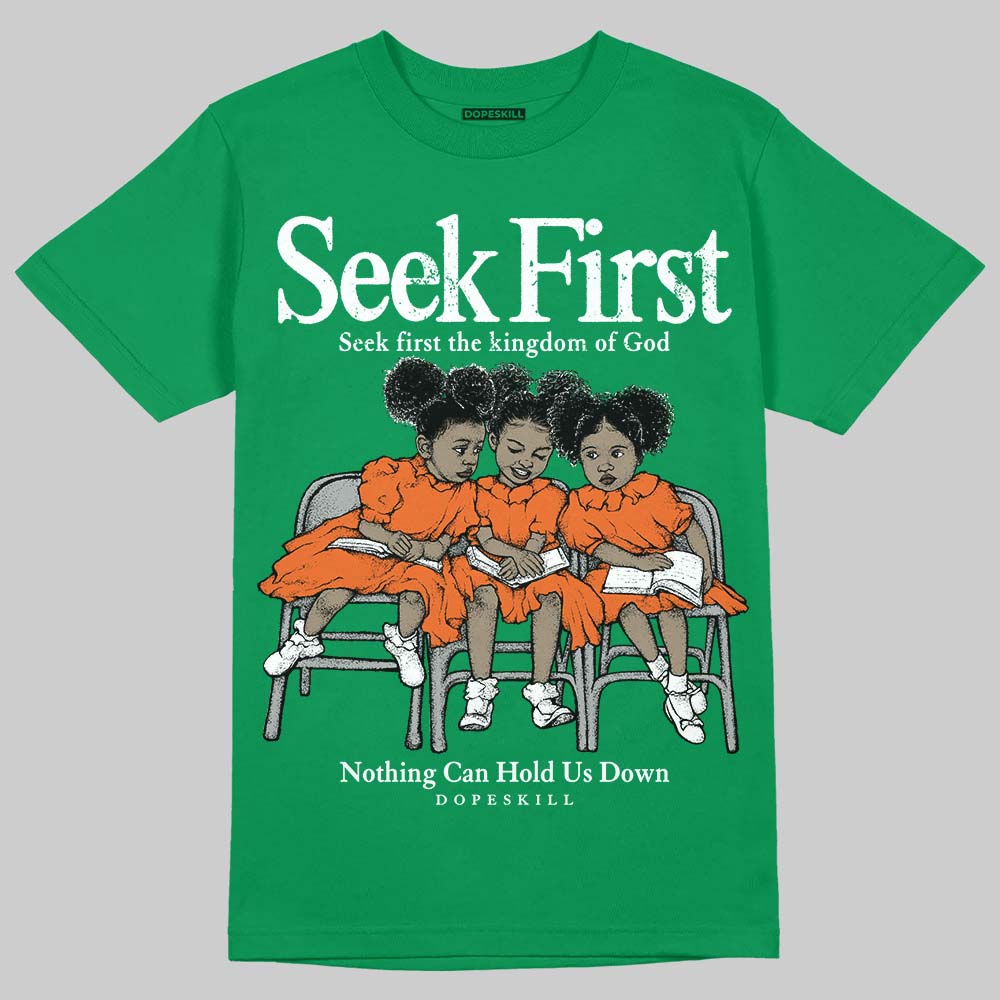 Green Collection DopeSkill T-Shirt New Seek First Graphic