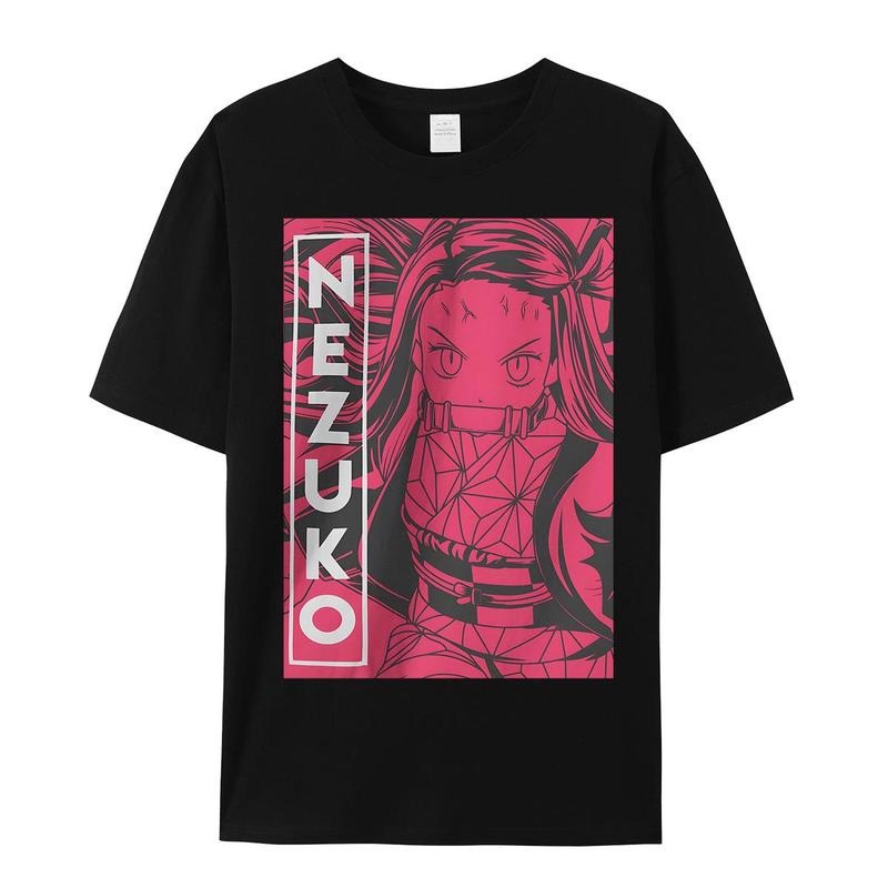 Nezuko Unisex Cotton Tee, Anime T-Shirt, Manga Fan Gear, Japanese Pop Culture Apparel, Gift for Friends 25723 Hoodie,...
