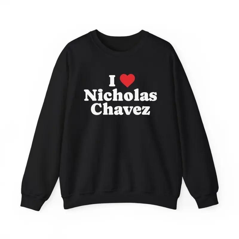Nicholas Chavez Inspired Daytime TV Actor Sweatshirt Fan Gift Unisex Graphic Sweatshirt T-Shirts, Hoodie | HypeCrazeTee.com