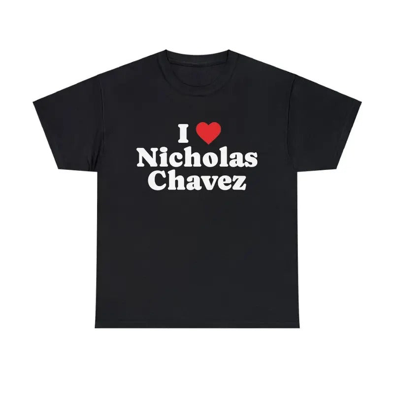 Nicholas Chavez Inspired Fan T-Shirt Soap Opera Star Unisex Graphic Tee TV Drama Character Top Hoodie, Sweatshirt
